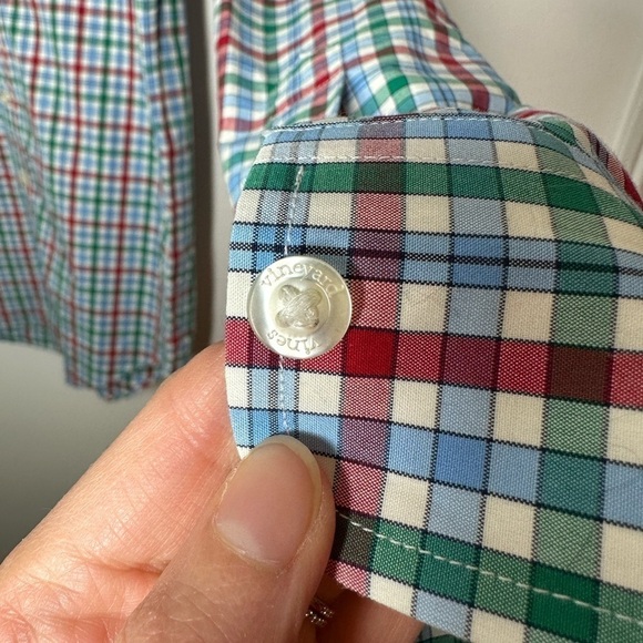 MEN’S Vineyard Vines Plaid Button Down Shirt  XS - Picture 5 of 6